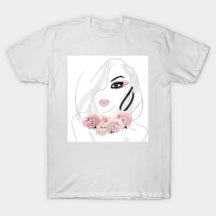 chic fashion illustration girl T-Shirt